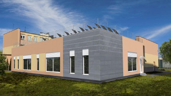 1. Wizualizacja laboratorium odnawialnych źródeł energii przy ZS nr 12 w Bydgoszczy